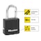 Master Lock 3-9/16 in. H X 1-9/64 in. W X 1-3/4 in. L Steel Ball Bearing Locking Weather-Resistant P M115XKADLFCCSEN - alternate 4